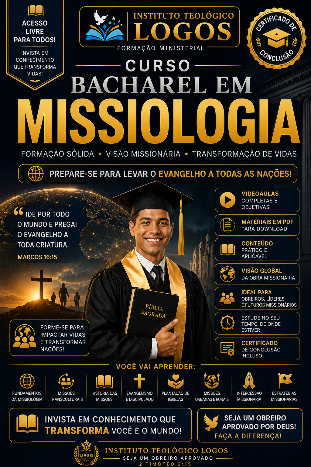 Curso Bacharel em Missiologia